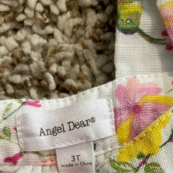 Angel Dear Floral Dress with Hummingbirds 3T NWOT - Picture 2 of 3